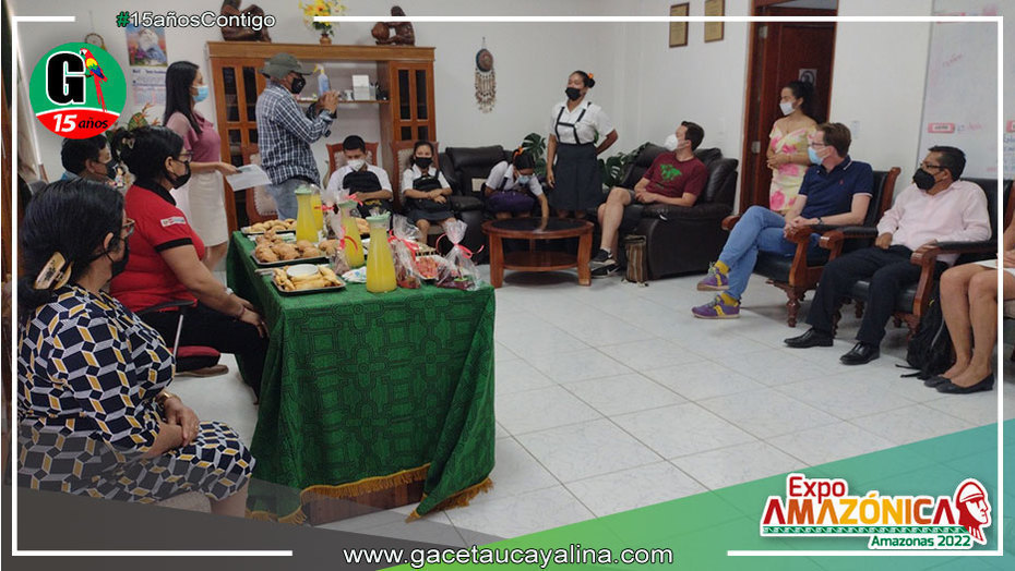 Visita de delegación del colegio Schiller Gymnasium a palacio municipal