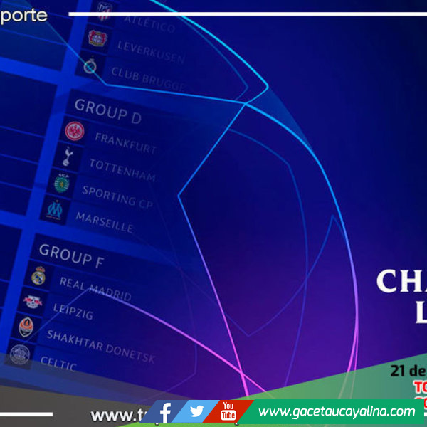 Calendario completo de fase de grupos de la temporada 2022-2023 de la Champions