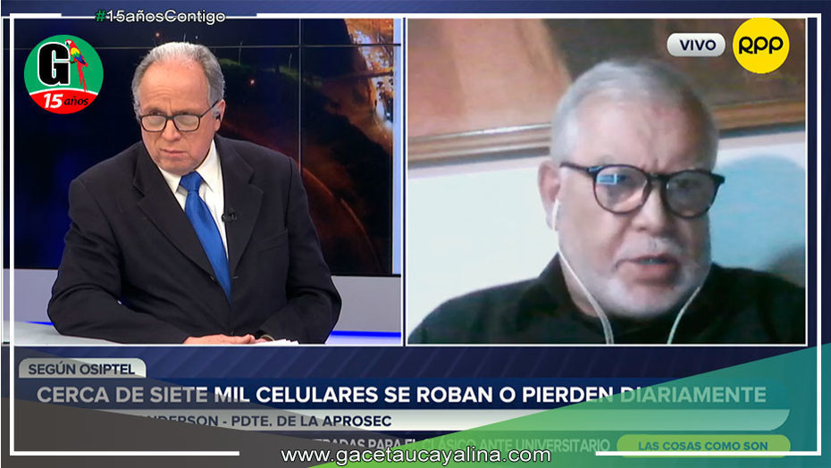 Presidente de Aprosec Cesar Ortiz Anderson, anuncia que la delincuencia seguirá incrementandose peligrosamente