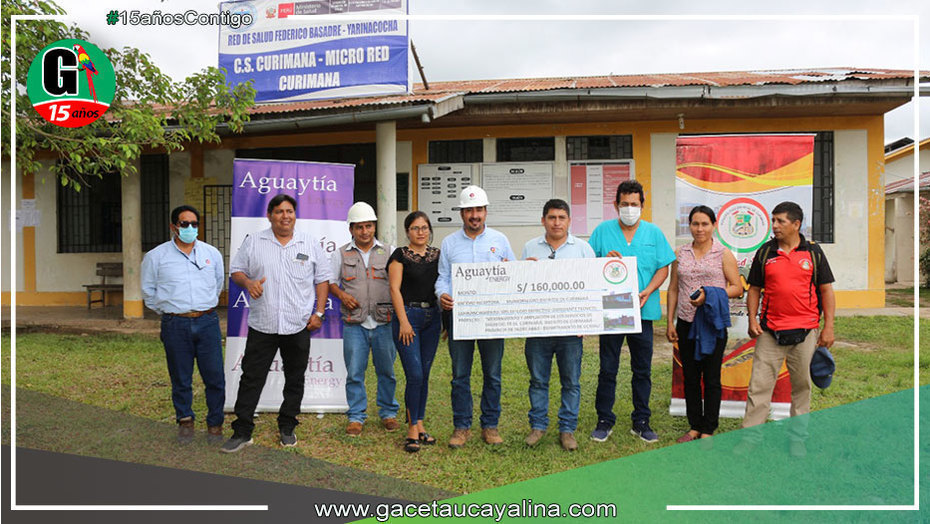 Aguaytía Energy y Municipalidad Distrital entregan obras para el desarrollo de Curimaná