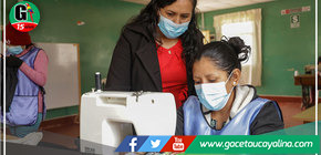 Mujeres huanuqueñas se capacitan en el Tambo Malconga para iniciar emprendimiento en confección textil 