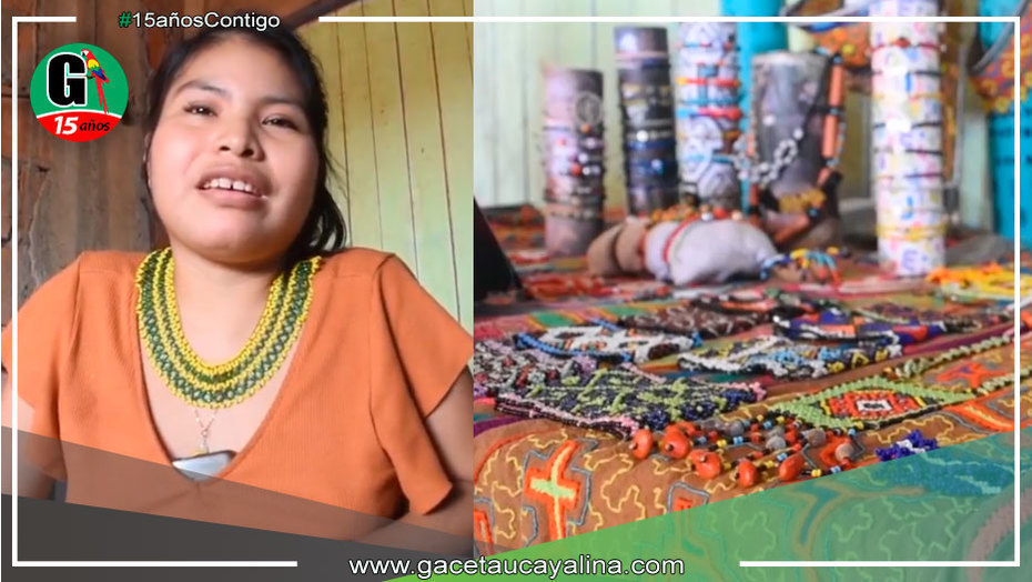 Joven ucayalina con artritis juvenil emprende en la artesanía amazónica peruana