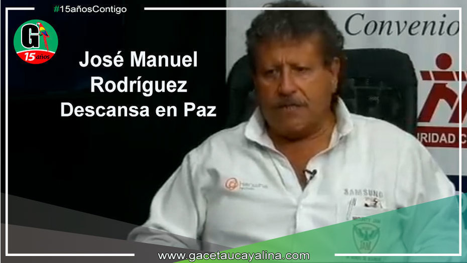 José Manuel Rodríguez Descansa en Paz