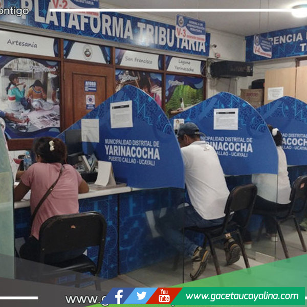 Se amplió la campaña tributaria hasta el 30 de septiembre en Municipalidad de Yarinacocha