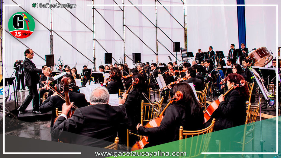Orquesta Sinfónica Nacional del Perú tocara el 17 de setiembre en Ucayali