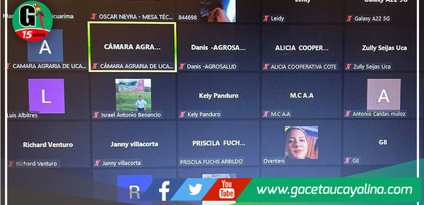 Ing. Celia Prado participo con gran éxito en el I Foro Virtual Agrario ucayalino