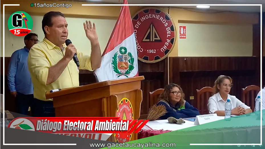 En Pucallpa organizan “Diálogo Electoral Ambiental de Ucayali