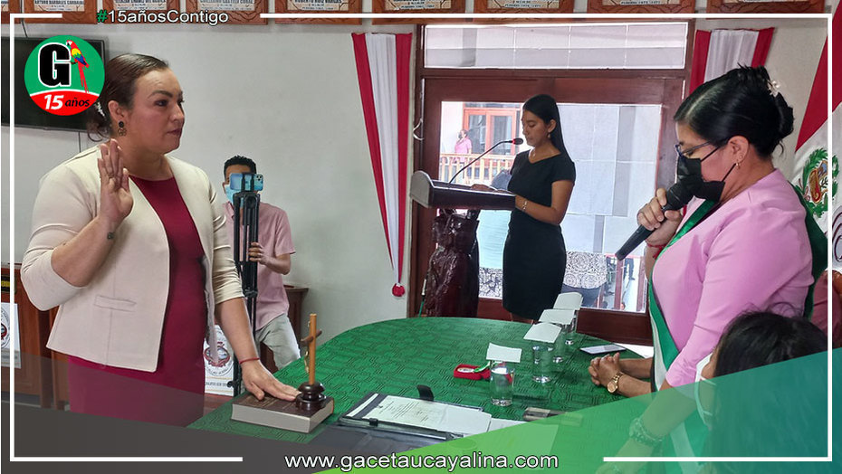 Se realizó juramentación de nuevas regidoras suplentes en municipalidad de Yarinacocha