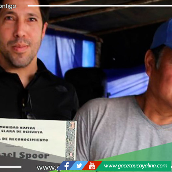 Comunidad nativa Santa Clara de Uchunya otorgó distinción a Ocho Sur