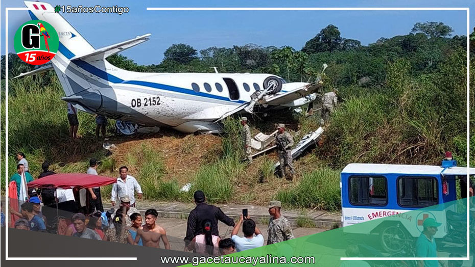 Accidente aéreo deja por lo menos 15 personas heridas en Loreto