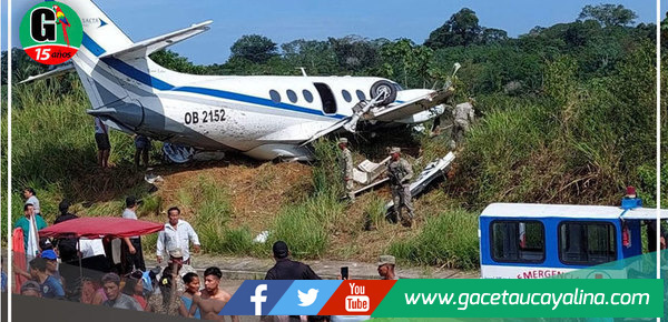 Accidente aéreo deja por lo menos 15 personas heridas en Loreto
