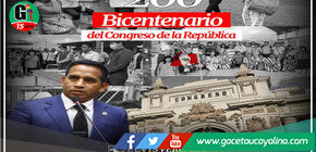 Congresista Elvis Vergara Mendoza saluda por el Bicentenario de la Instalación del Primer Congreso Constituyente del Perú
