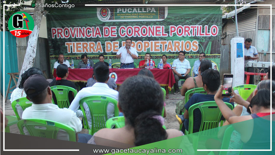 Moradores del A.H. 21 de agosto celebraron titulación de sus tierras