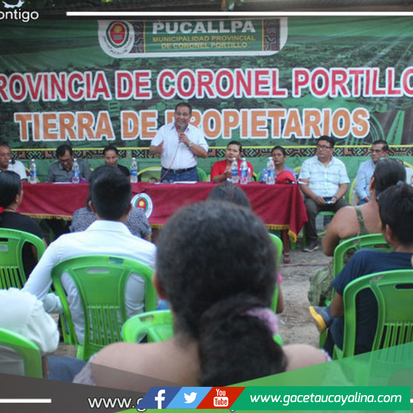 Moradores del A.H. 21 de agosto celebraron titulación de sus tierras