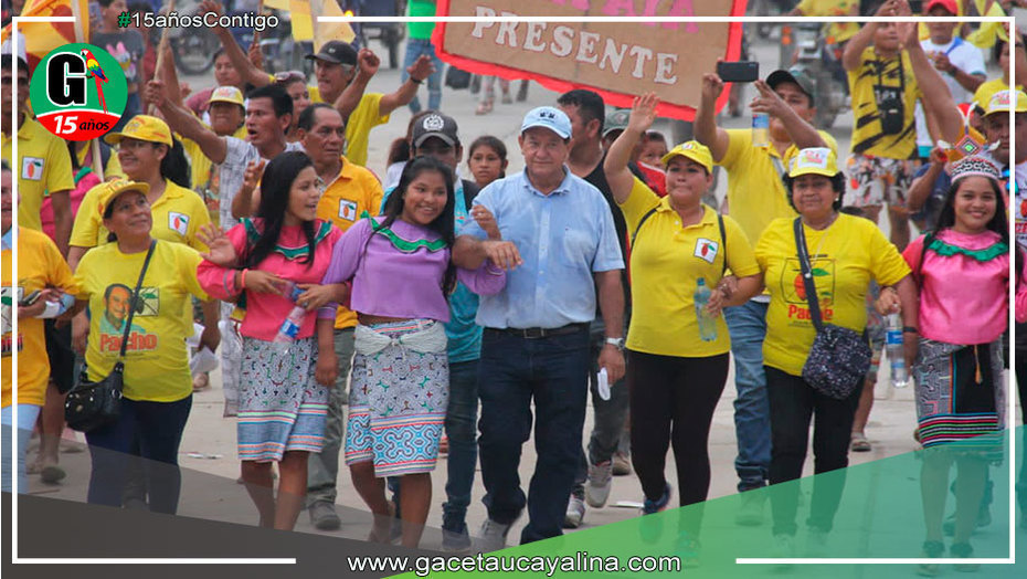 Mangna concentración en apoyo a Pacho Mendoza por el Movimiento "El Cacao" en Tahuania