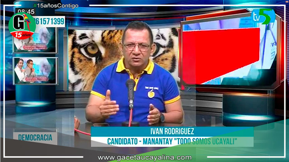 Candidato a Municipalidad del distrito de Manantay invita a cierre de Campaña en Plaza de Próceres de la Independencia