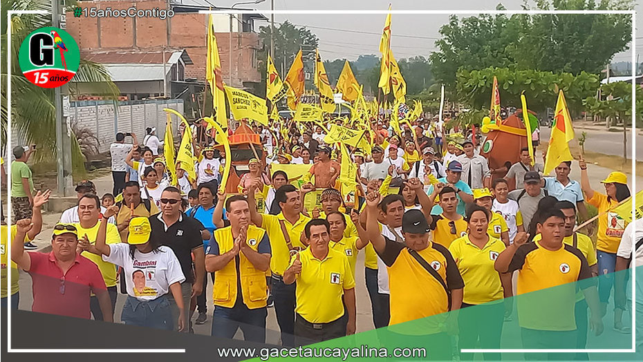 Neshuya también esta con el Cacao, impresionante cierre de campaña se vivió en ese distrito