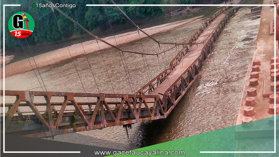 Iniciarán desmontaje del antiguo puente Aguaytía
