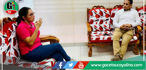 Congresista Elvis Vergara Mendoza, sostuvo reunión de trabajo con la directora de la Ugel de Coronel Portillo 