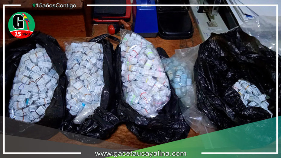 Fiscalía antidrogas dio duro golpe a la microcomercialización de droga en Yarinacocha