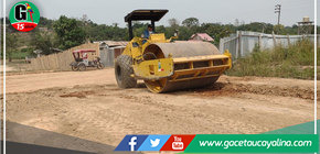 Mantenimiento de vías y arreglo de alcantarillas en Yarinacocha