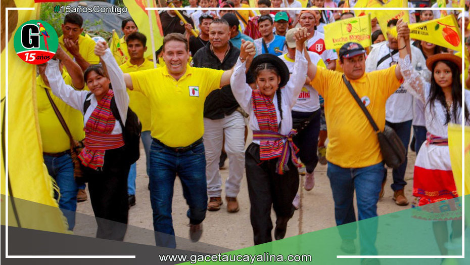 Multitudinaria caravana del Cacao en el distrito de Irazola