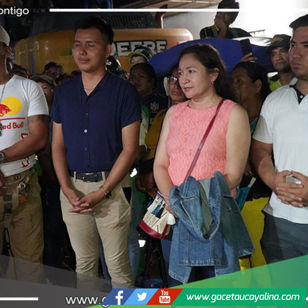 Alcaldesa de Coronel Portillo Janeth Yvonne Castiguen Vásquez, se reunió con personal de limpieza de la ciudad