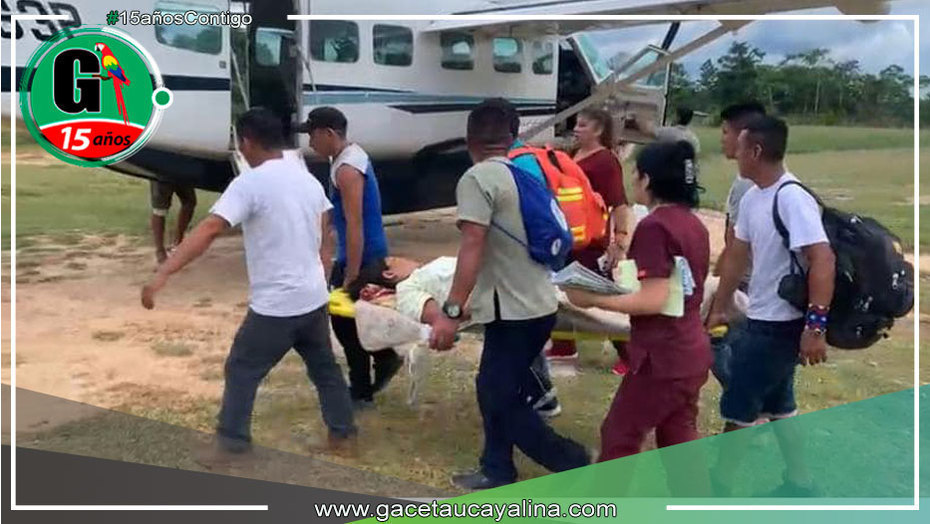 Desde el distrito de Yurúa trasladan de emergencia a gestante para salvar su vida y de su bebé