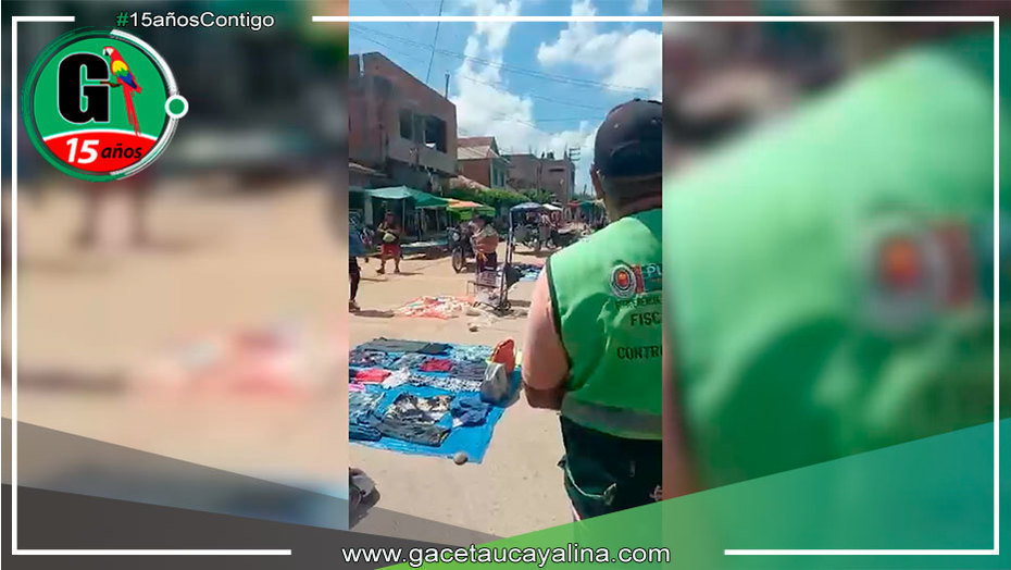 Subgerencia de Comercialización exhorta a vendedores ambulantes a desocupar el Jr. 28 de Julio