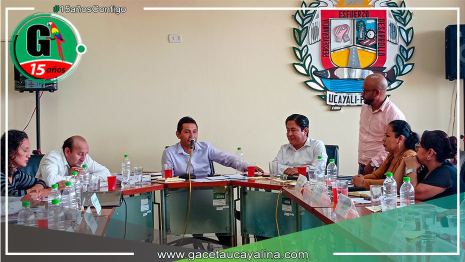 Importantes acuerdos se tomaron en primera sesión de regidores en el distrito de Manantay
