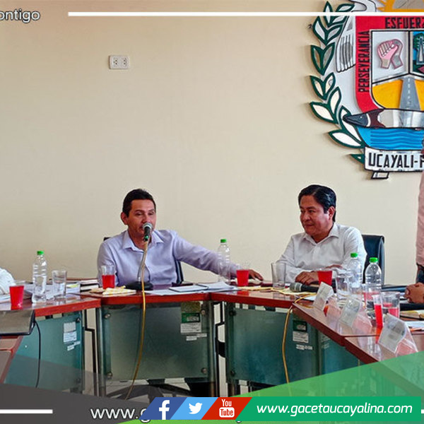 Importantes acuerdos se tomaron en primera sesión de regidores en el distrito de Manantay