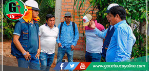 Alcalde de Manantay inspeccionó obra de Agua Potable en el C.P. Nuevo San Juan