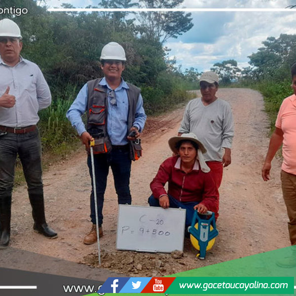 Director de Transportes de Ucayali encabezó trabajos de levantamiento de información en el tramo cruce Pauti – Oventeni en la provincia de Atalaya