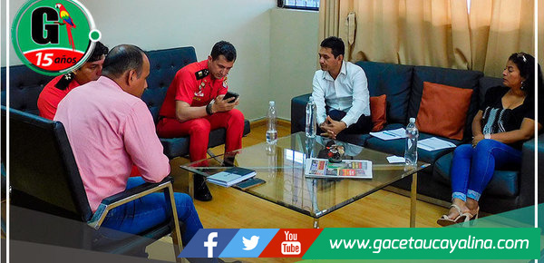 Inician gestiones para la creación de la compañía de bomberos en el distrito de Manantay