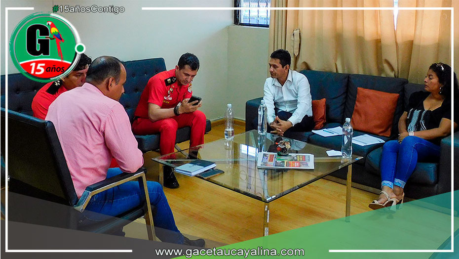 Inician gestiones para la creación de la compañía de bomberos en el distrito de Manantay