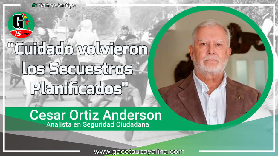 Cuidado volvieron los Secuestros Planificados