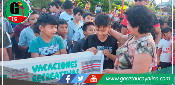 Con “Vacaciones Entretenidas 2023” brindarán atención a más de mil niños de Atalaya