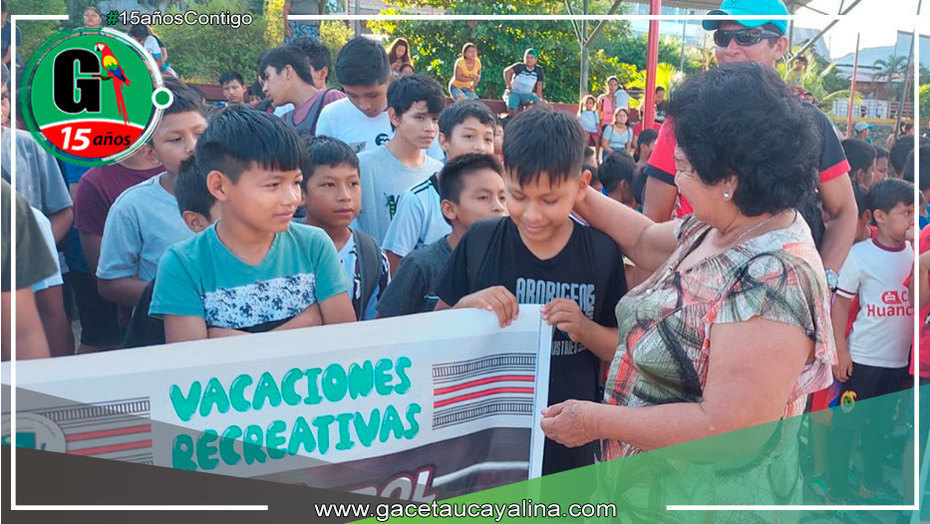 Con “Vacaciones Entretenidas 2023” brindarán atención a más de mil niños de Atalaya