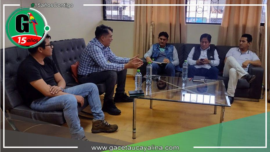 Alcalde de Manantay se reunió con Director de Transportes y Comunicaciones