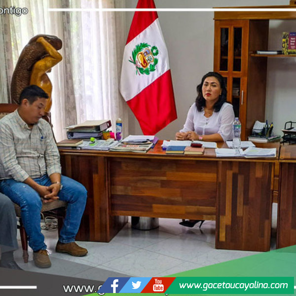 Alcaldesa de Yarinacocha en dialogo directo precisó situación laboral de trabajadores