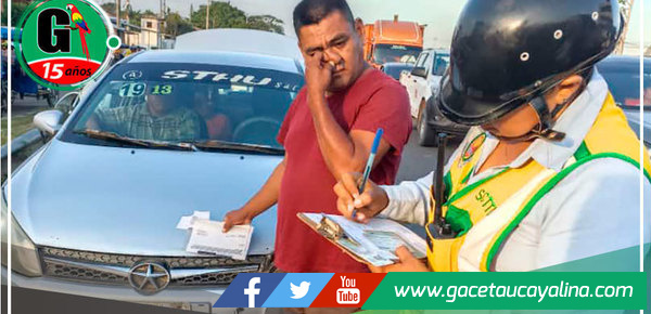 Municipalidad provincial de Coronel Portillo realiza operativos inopinados en transporte publico 