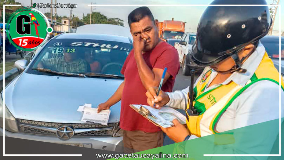 Municipalidad provincial de Coronel Portillo realiza operativos inopinados en transporte publico