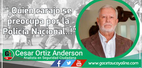 ¡Quién carajo se preocupa por la Policía Nacional..!