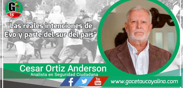 Las reales intenciones de Evo y parte del sur del país