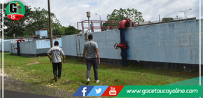 Municipalidad de Atalaya y Fiscalía de Medio Ambiente realizan inspección de planta de tratamiento de aguas residuales