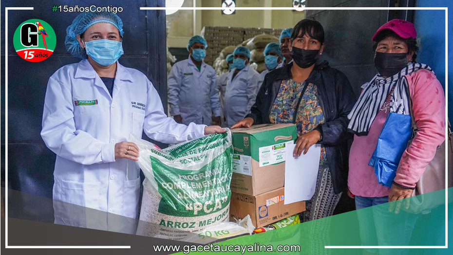 Comedores populares de Yarinacocha reciben primera dotación de insumos del año