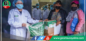 Comedores populares de Yarinacocha reciben primera dotación de insumos del año