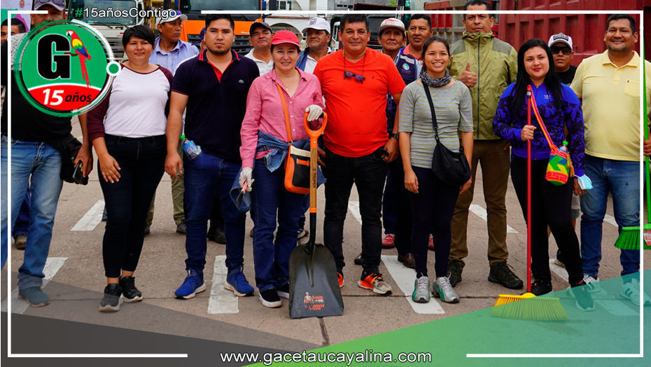 Cruzada por la Limpieza de Pucallpa logró multitudinaria participación de instituciones y población
