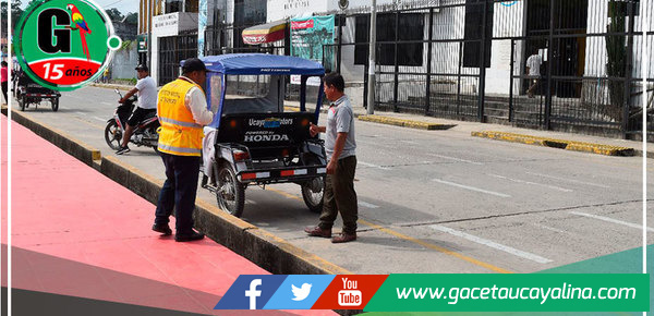 Sub Gerencia de Tránsito y Circulación Vial realiza sensibilización a conductores que circulan la ciudad de Atalaya