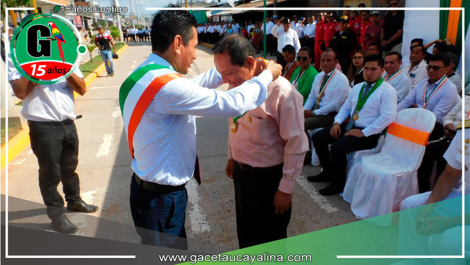 Reconocen a gestores del distrito de Manantay